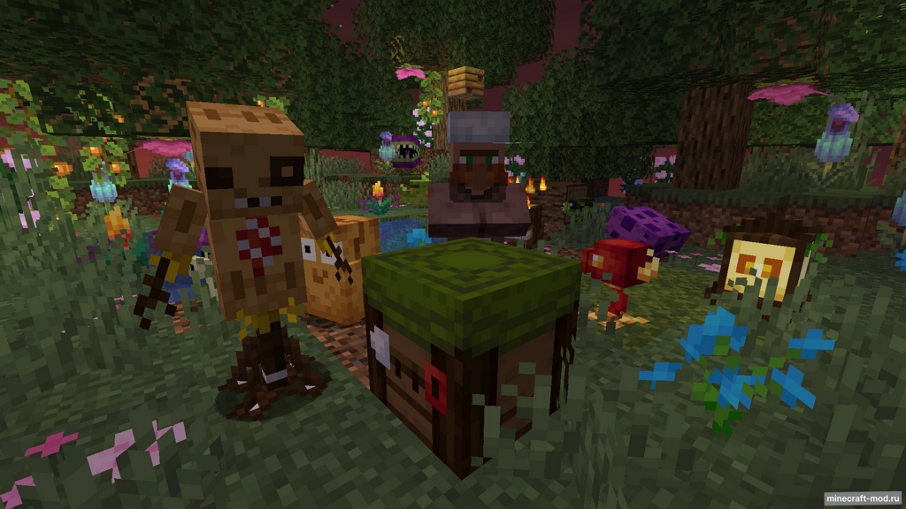 Мод SHC PVZ ZenGarden для Minecraft 1.20.1