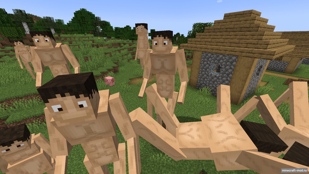Мод Attack On Titan World для Minecraft 1.20.1