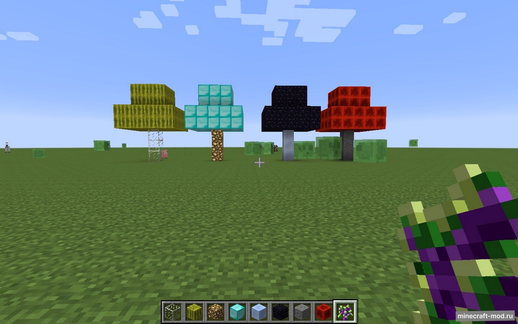 Мод Custom Trees для Minecraft 1.7.10