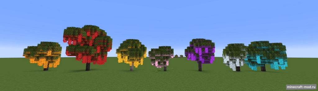 Мод Colorful Azaleas для Minecraft 1.21.8, 1.21.5, 1.21.4,  ...