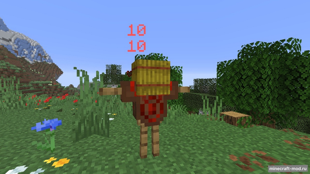 Мод Target Dummy!!! для Minecraft 1.21.8, 1.21.7, 1.21.6,  ...
