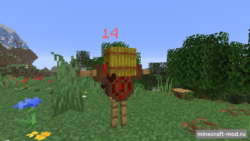 Мод Target Dummy!!! для Minecraft 1.21.8, 1.21.7, 1.21.6,  ...