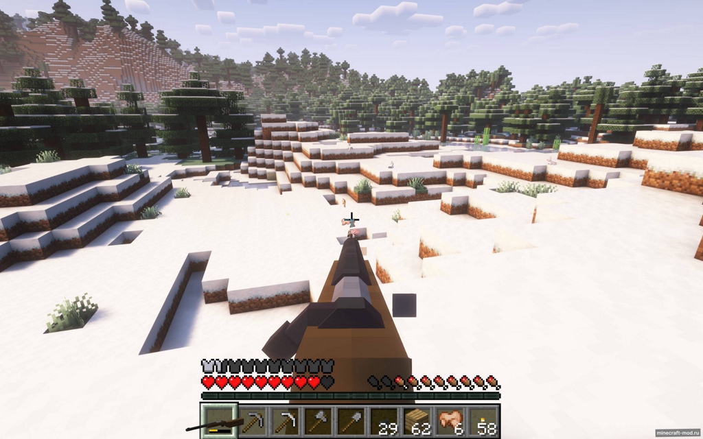 Мод Gamingbarn's Modern Guns для Minecraft 1.21.10, 1.21.9, 1.21.8,  ...