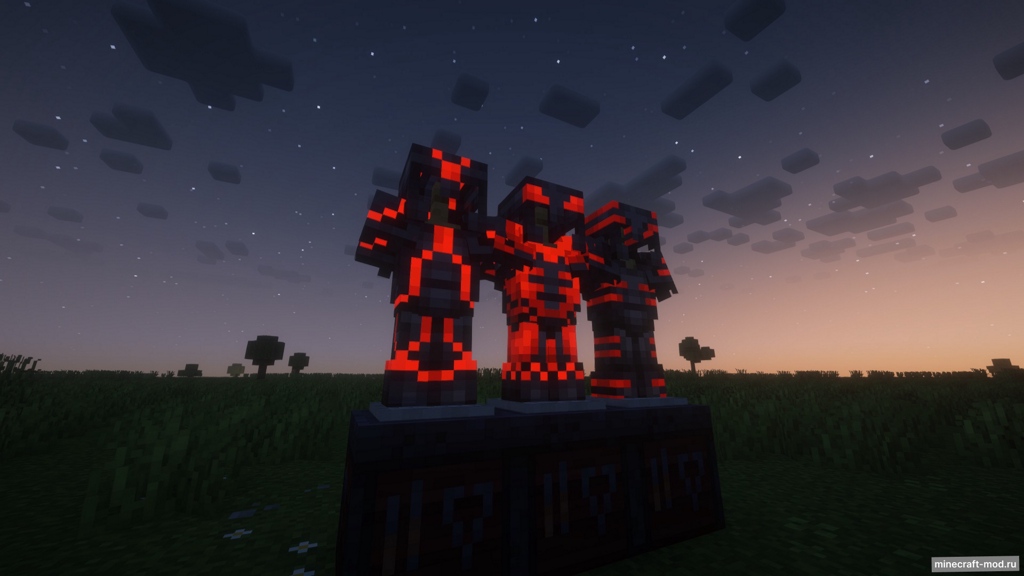 Мод Glowing Trims для Minecraft 1.21.8 - 1.21.6
