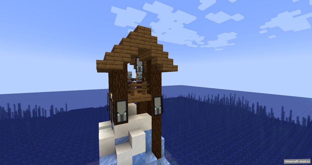 Мод New robber buildings для Minecraft 1.20.1