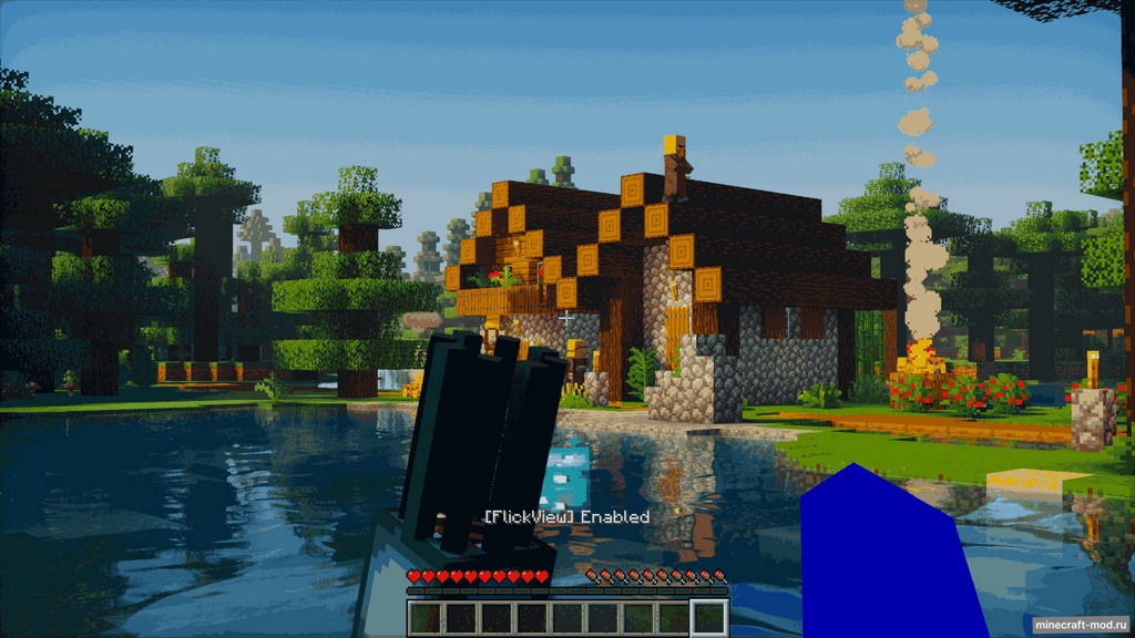 Мод FliсkViеw для Minecraft 1.21.8, 1.21.7, 1.21.7 fabric,  ...