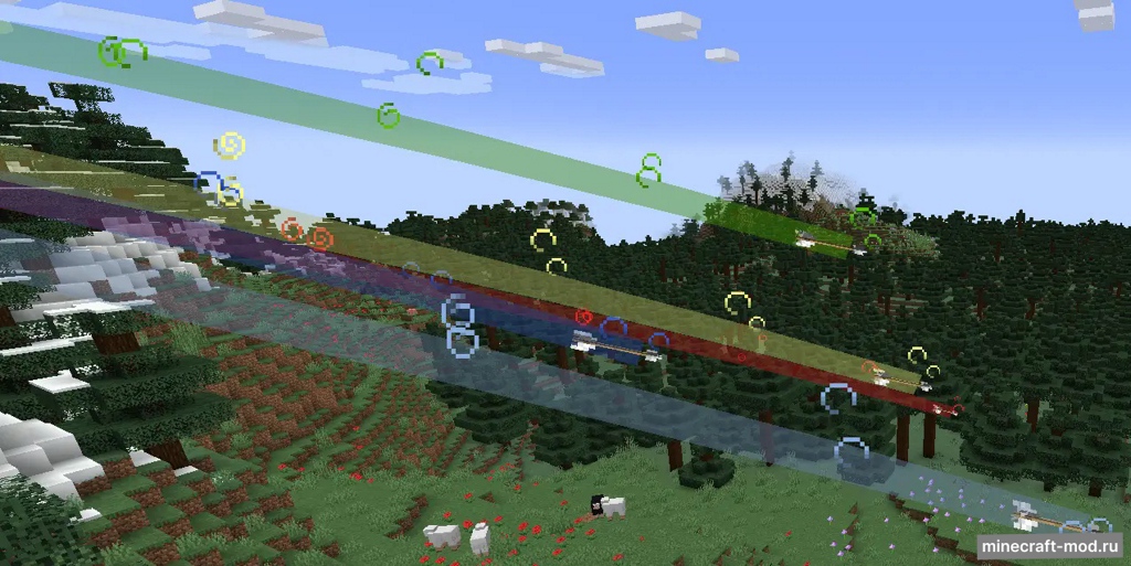 Мод ArrowTrails для Minecraft 1.21.1