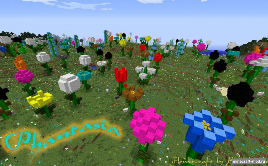 Мод Flowercraft для Minecraft 1.10.2, 1.9.4, 1.9,  ...