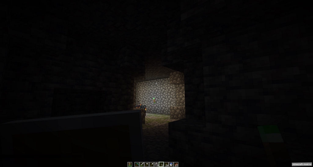 Мод Sticky Torches для Minecraft 1.21.8