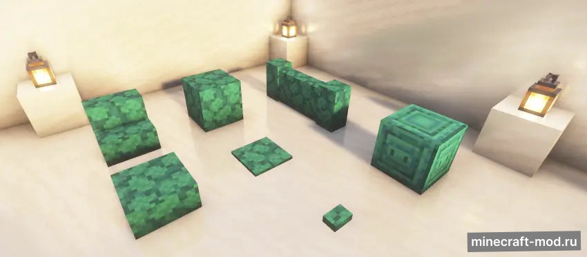 Мод Warped Blocks для Minecraft 1.20.1