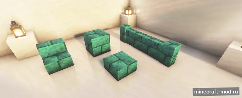 Мод Warped Blocks для Minecraft 1.20.1