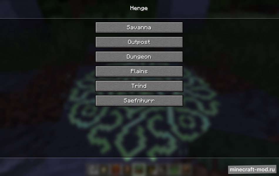 Мод Teleport Circles для Minecraft 1.21.1