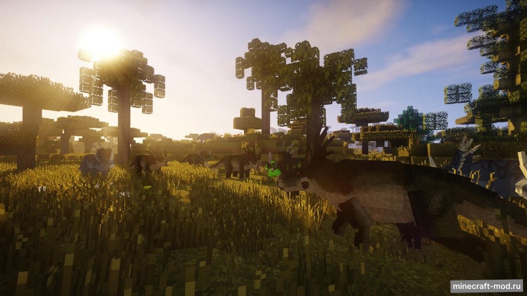 Мод Jurassic Reborn (JR) для Minecraft 1.12.2