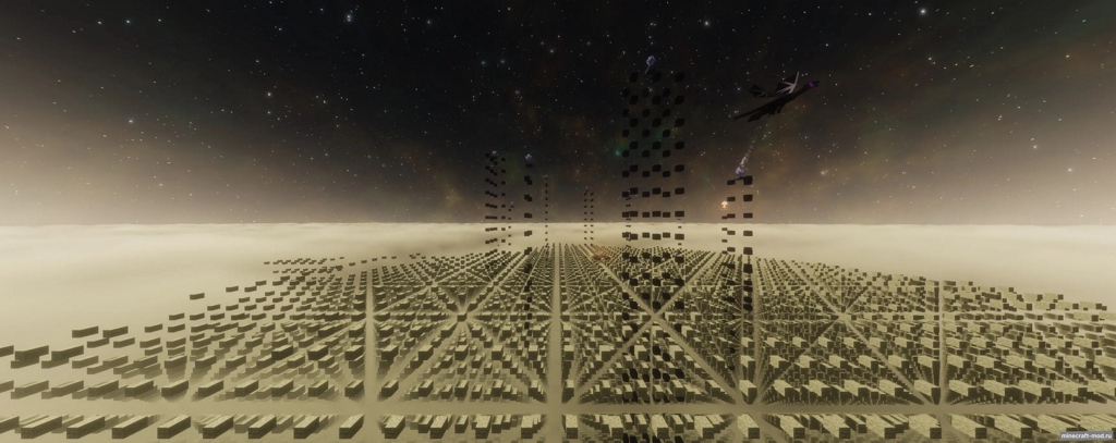 Мод SkyGrid Challenge (MatrixWorld) для Minecraft 1.21.8