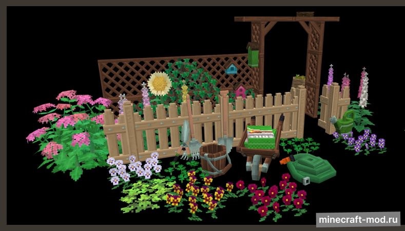 Мод Decocraft Nature для Minecraft 1.20.1, 1.19.4, 1.19.2,  ...