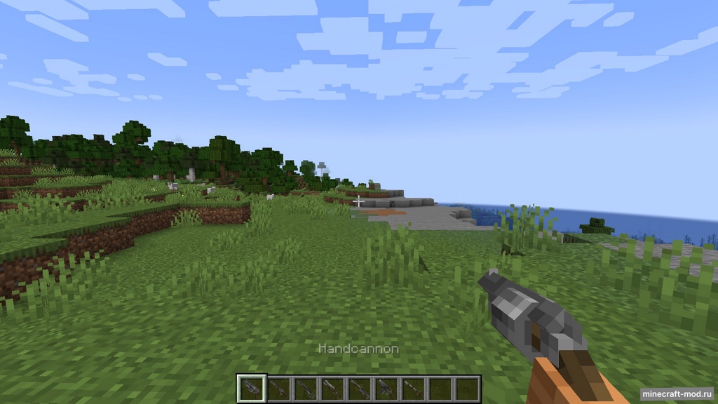 Мод Vanilla Animated Guns для Minecraft 1.20.1, 1.19.4