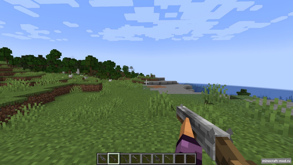 Мод Vanilla Animated Guns для Minecraft 1.20.1, 1.19.4