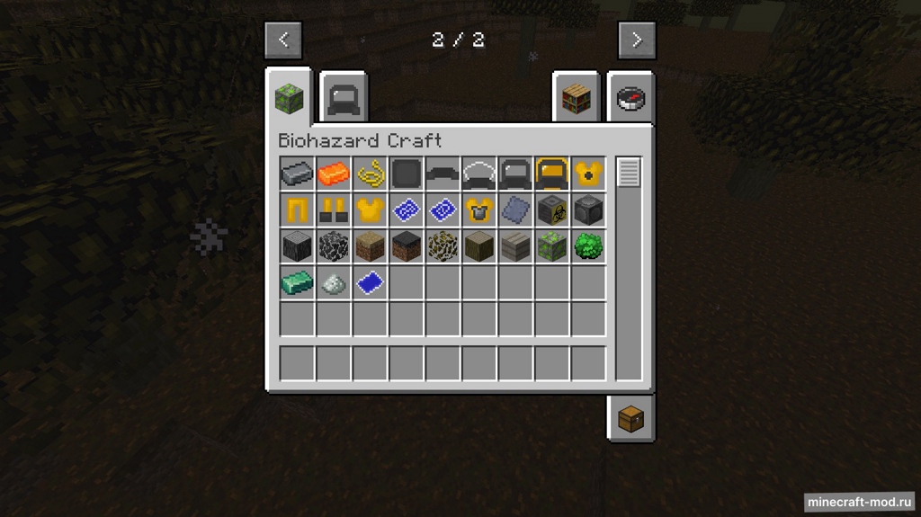 Мод BiohazardCraft для Minecraft 1.21.1 (Версия 1.1.0) neoforge, 1.21.1 (Версия 1.0.0) neoforge