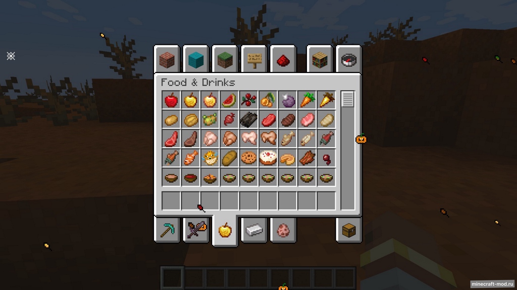 Мод Halloween falling leaves для Minecraft 1.21.1 - 1.21