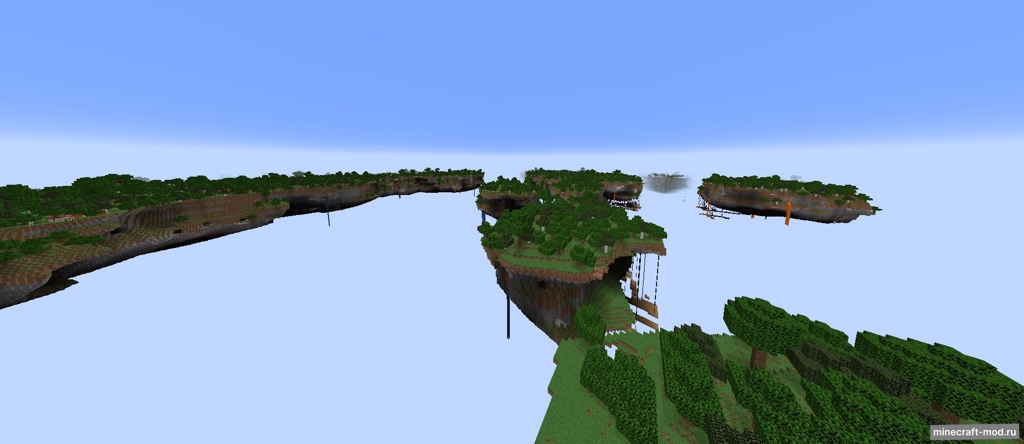 Мод Skylands UpPort для Minecraft 1.21.8, 1.21.5, 1.21.4,  ...