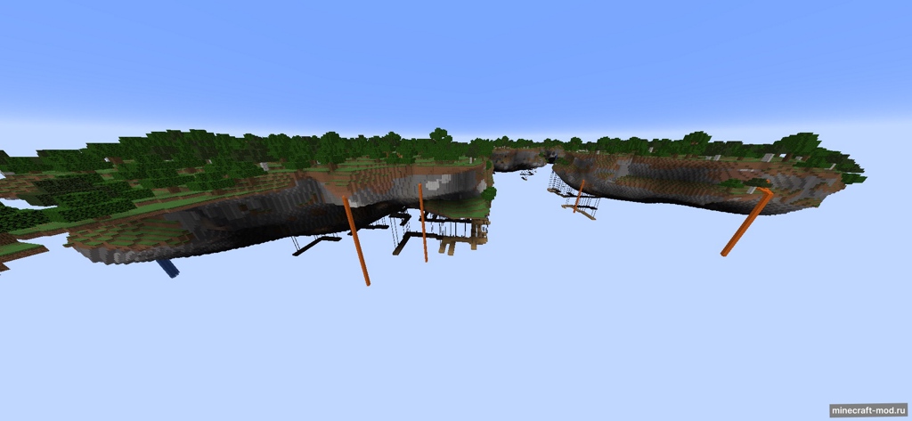 Мод Skylands UpPort для Minecraft 1.21.8, 1.21.5, 1.21.4,  ...