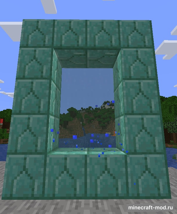 Мод Skylands UpPort для Minecraft 1.21.8, 1.21.5, 1.21.4,  ...
