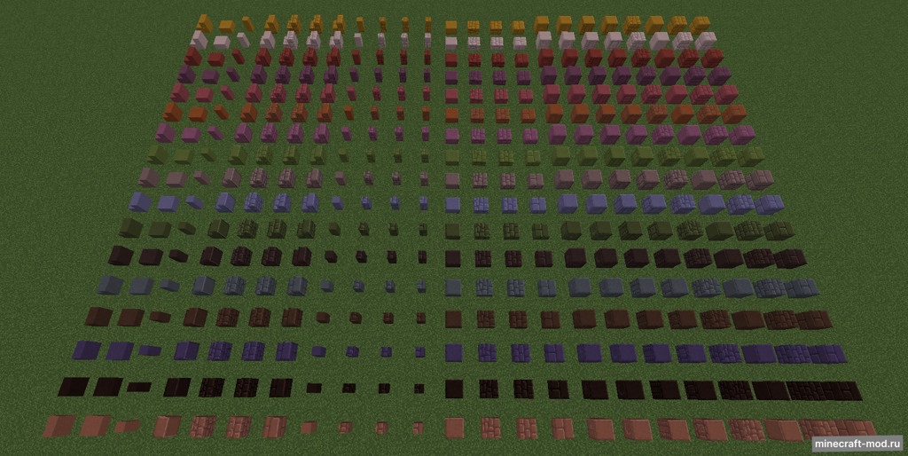 Мод Terracotta Collection для Minecraft 1.21.1