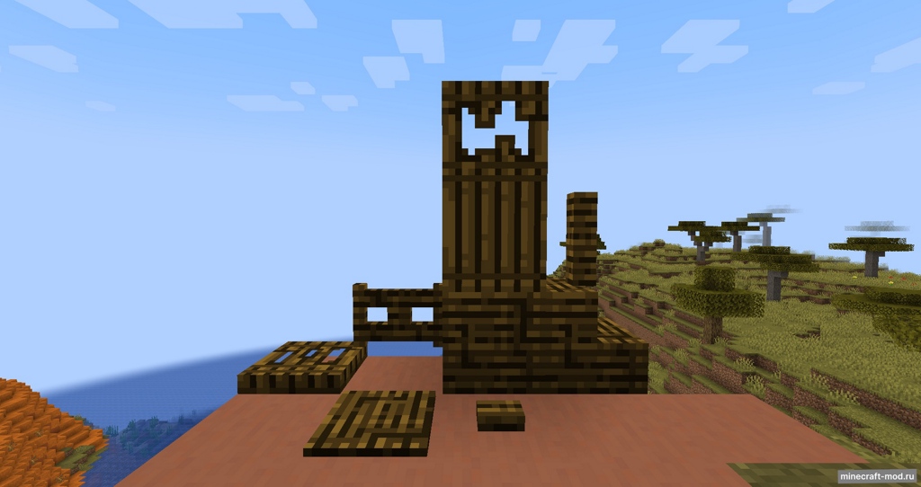 Мод Spare Planks для Minecraft 1.21.1