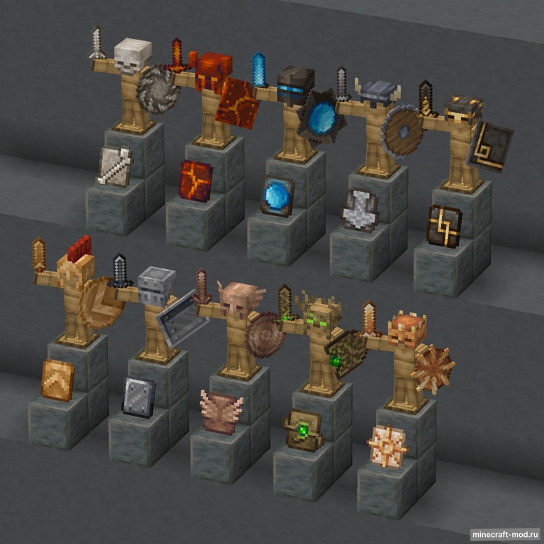 Мод Stohun's Vanity Collection для Minecraft 1.21.1