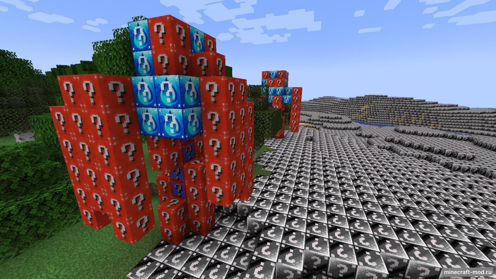 Мод Almost Enough Lucky Blocks для Minecraft 1.20.1