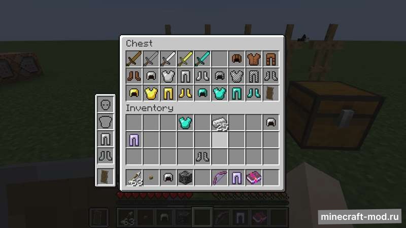 Мод Visible Armor Slots для Minecraft 1.11.2, 1.11, 1.10.2,  ...