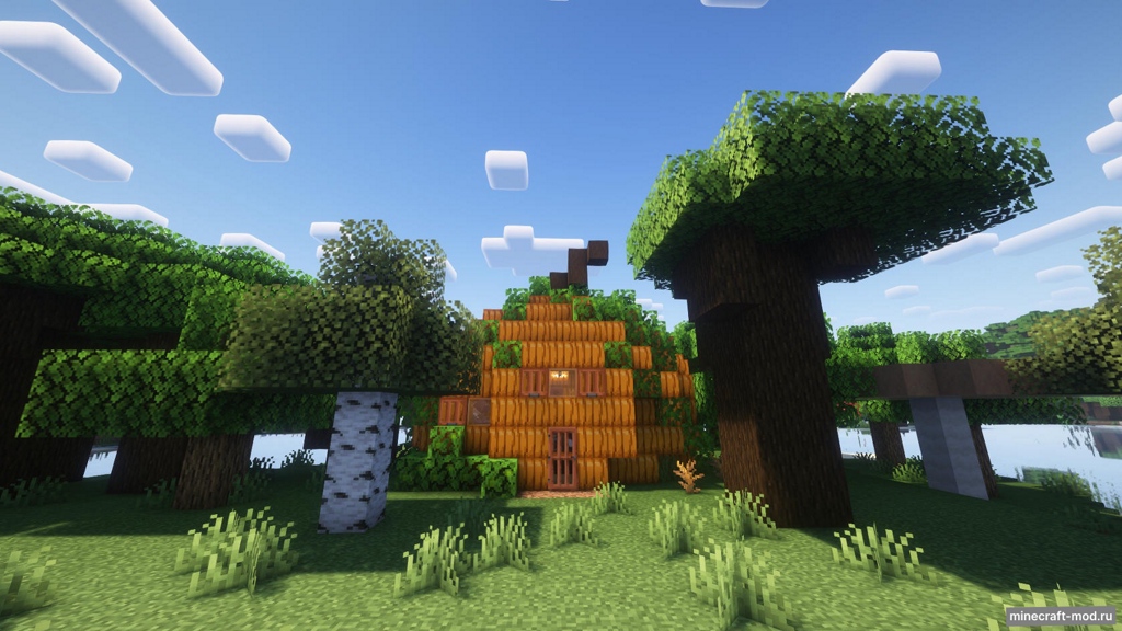 Мод Villager Pumpkin House для Minecraft 1.21.8, 1.21.4, 1.21.1,  ...
