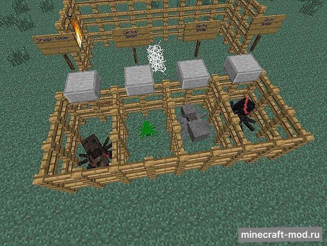 Мод Much More Spiders для Minecraft 1.10.2, 1.8.9, 1.7.10,  ...