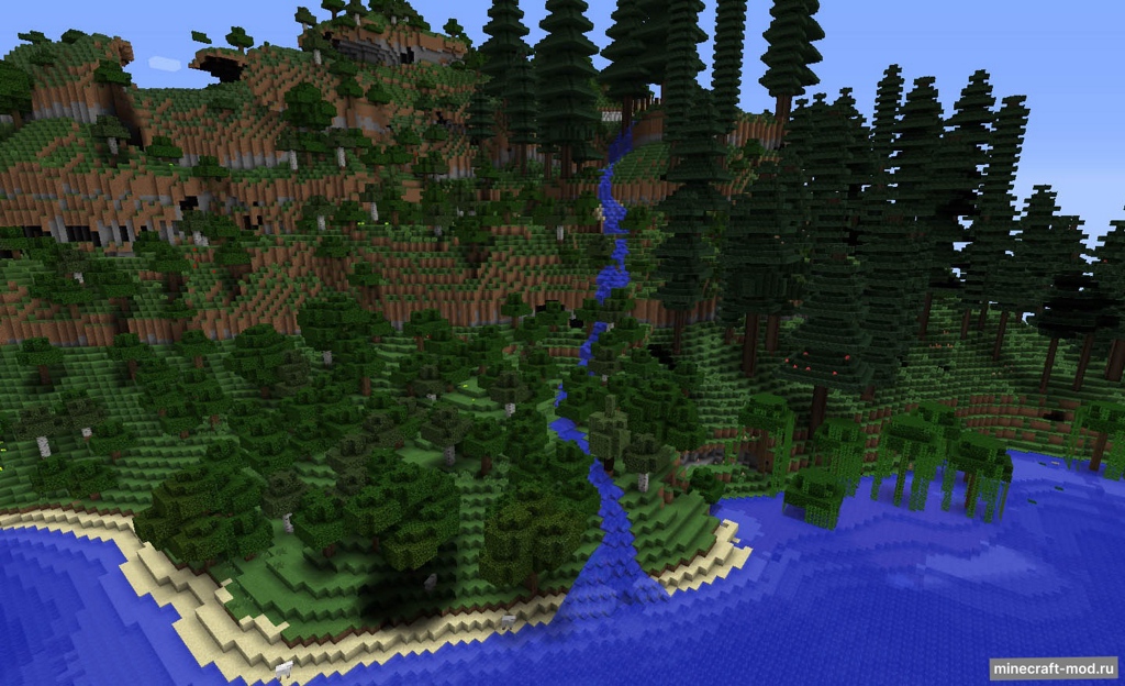 Мод Alternate Terrain Generation для Minecraft 1.11.2, 1.10.2, 1.7.10,  ...