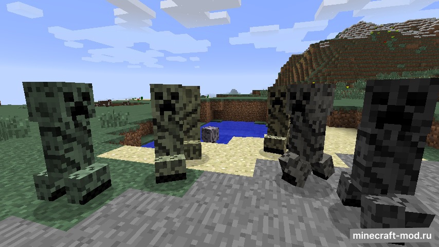 Мод Chameleon Creepers для Minecraft 1.11.2, 1.10.2, 1.10,  ...