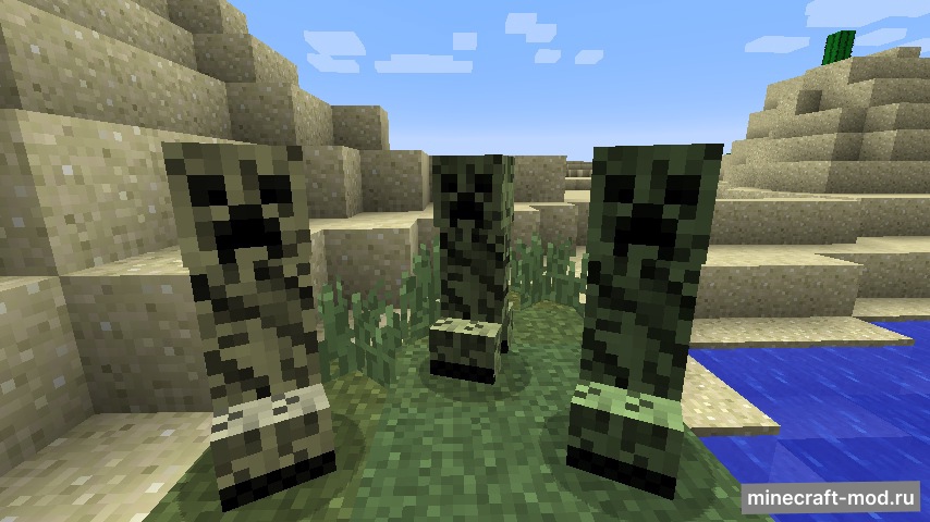 Мод Chameleon Creepers для Minecraft 1.11.2, 1.10.2, 1.10,  ...