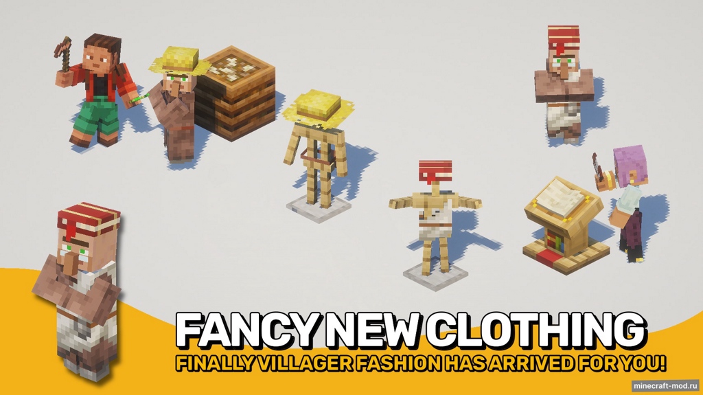 Мод Village Masquerade для Minecraft 1.21.10, 1.21.8, 1.21.5