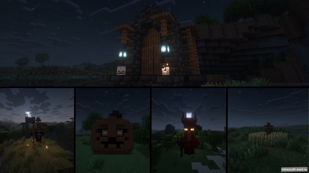 Мод Spooky Additions для Minecraft 1.21.4, 1.21.1, 1.20.1