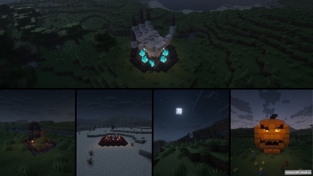 Мод Spooky Additions для Minecraft 1.21.4, 1.21.1, 1.20.1