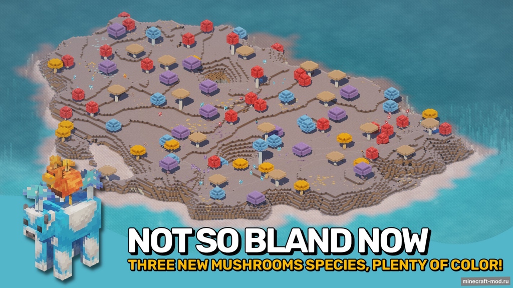 Мод Shroomcraft для Minecraft 1.21.10, 1.21.8, 1.21.5,  ...