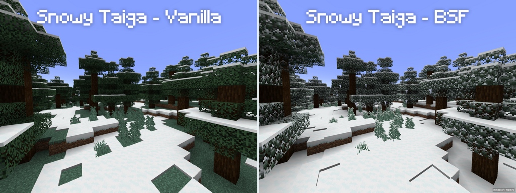 Мод Better Snowy Features для Minecraft 1.20.1 forge