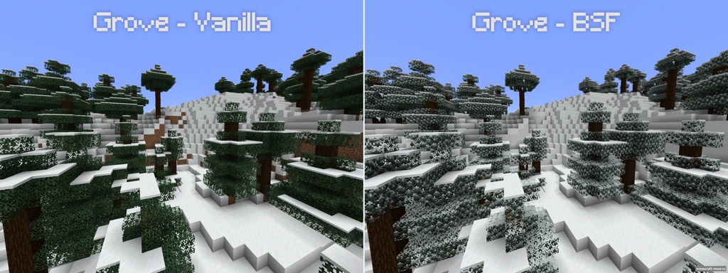 Мод Better Snowy Features для Minecraft 1.20.1 forge