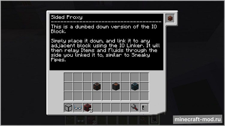 Мод Remote IO для Minecraft 1.11.2, 1.7.10