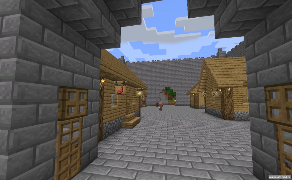Мод Sohatuy's Medieval Structrures для Minecraft 1.20.1 forge