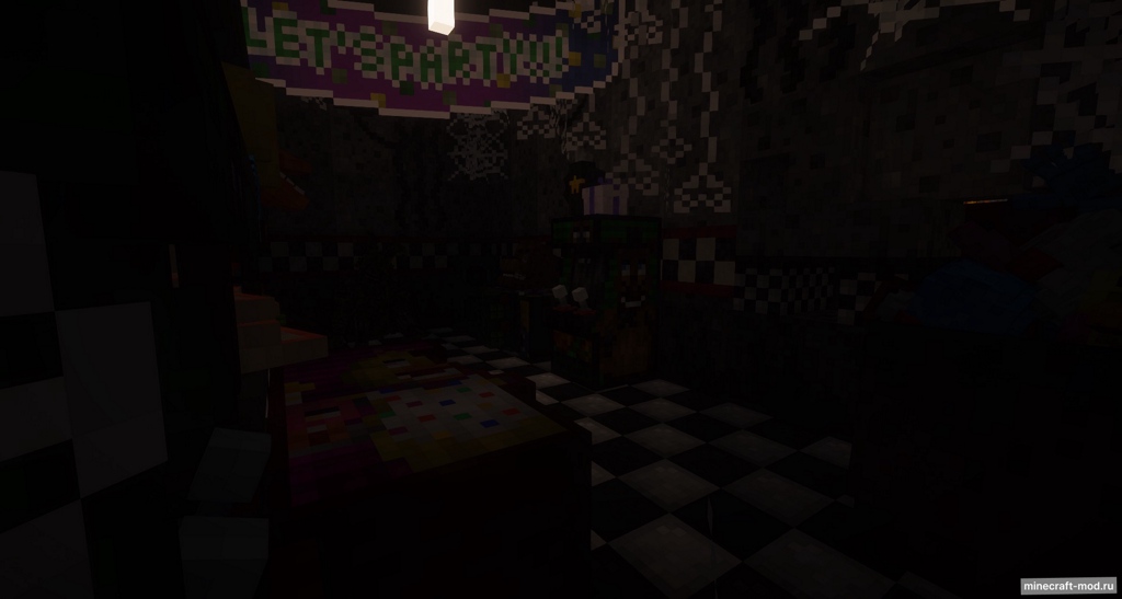 Мод FNaF's UNIVERSE/FANVERSE для Minecraft 1.20.1, 1.19.4, 1.19.2,  ...
