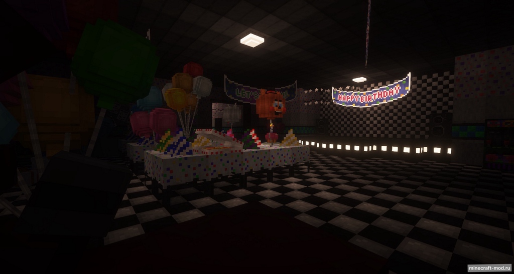 Мод FNaF's UNIVERSE/FANVERSE для Minecraft 1.20.1, 1.19.4, 1.19.2,  ...