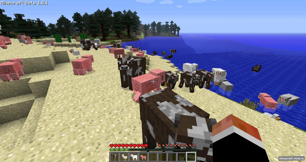 Мод Craftable Animals для Minecraft 1.11.2, 1.10.2, 1.8,  ...