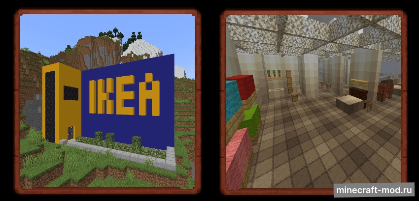 Мод SCP-3008, The Infinite Ikea для Minecraft 1.20.1, 1.19.4
