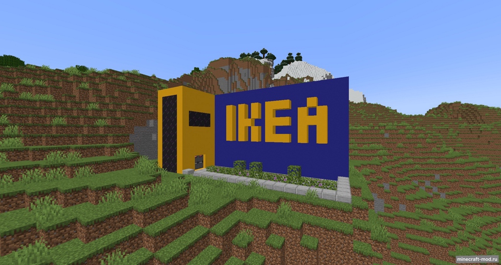 Мод SCP-3008, The Infinite Ikea для Minecraft 1.20.1, 1.19.4