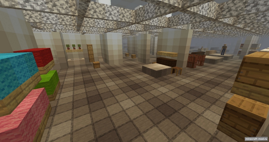 Мод SCP-3008, The Infinite Ikea для Minecraft 1.20.1, 1.19.4